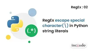 How to use backslash \ in RegEx Python |  RegEx - 02  | Python Programming