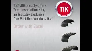 BettsHD Poly Truck Fender Installation Kits