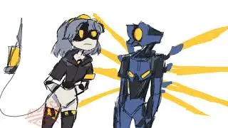 That V x V1 animation but alternate ending (ULTRAKILL x Murder drones animation)