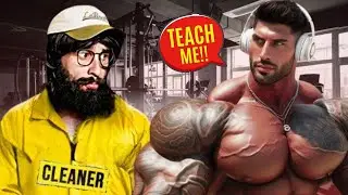 Cleaner Destroys BODYBUILDER and Walks Away Calm 😎 | Anatoly GYM PRANK