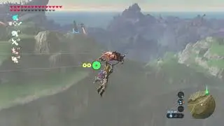 Legend Of Zelda: Breath Of The Wild: Bomb Impact Launch from Akala Tower To Lanayru Tower