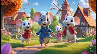 Tres Ratones Ciegos Persecuci&oacute;n en Old Mill Road | Colecci&oacute;n de Rimas Infantiles y Canciones Ni&ntilde;os