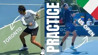 Lorenzo Musetti 🇮🇹 Practice - 2025 Toronto & US Open 🎾 