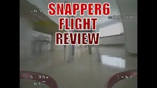 Snapper6 whoop brushless flight review
