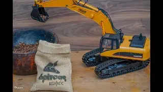 Test the GREAT All Metal Rc MODSTER Digger  Electric Brushed Excavator Chain 1:14 RTR