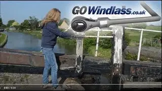 Lowering Lock Paddles with the GOWindlass Ratchet Windlass