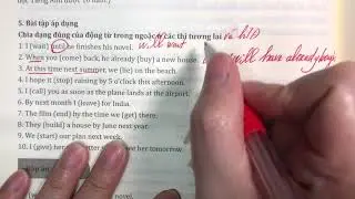 Lấy gốc TA: thì tương lai hoàn thành và tương lai hoàn thành tiếp diễn