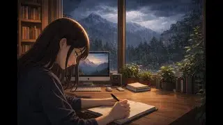 Lo-Fi Study Music &ndash; Calm Background Rain/Thunder Music for Reading and Concentration HD