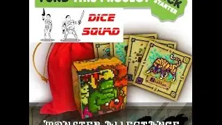 Dice Squad Kickstarter Monster Allegiance Card Game
