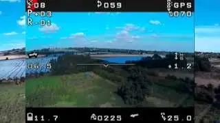 Cheerson CX-20 Big Shark Version - 1Km Out with OSD ( Drone Video )