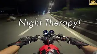 Night Therapy on GT 650 With Loudest Exhaust 💥🚀| GT 650 Night Ride Motovlog 🌃 | Sourabh Meena Moto 