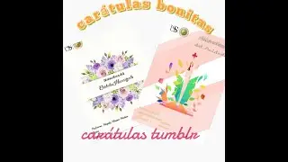 Caratulas bonitas en word/ Caratulas Tumblr aesthetic / PORTADAS EN WORD