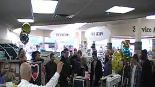 Eastern Oregon University Chamber Choir singing at Red Cross Drug LG