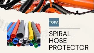 Top manufacturer heavy duty hydraulic hose protection spiral wrap