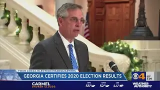 Georgia certifies 2020 election results