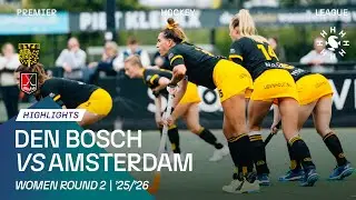 Play-off atmosphere already in Round 2 🤩 DEN – AMS 🏑 Tulp Hoofdklasse Women ‘25/’26 | Highlights