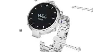 Mercimall WYDO Classic Fashion Waterproof Smart Stainless Steel Unisex Watch With Bluetooth