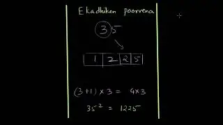 Squares of numbers ending with 5 | Squares and cubes : Vedic method | UP Math Class 8 | Khan Academy