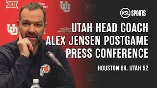 Utah Head Coach Alex Jensen Postgame Press Conference: Houston 66, Utah 52