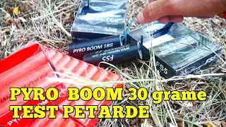 TEST PETARDE FS6, PYRO BOOM 18g - 30g Firecracker Compilation - Vuurwerk петарды