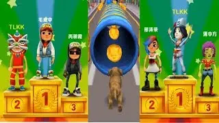 SUBWAY SURFERS DOG RUN VS SUBWAY SURFERS VERSION RACING FUN 2018