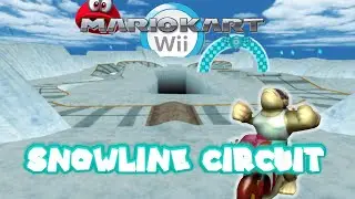 Mario Odyssey's Snowline Circuit in Mario Kart Wii!