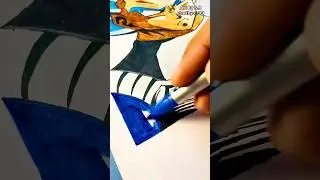 Vegeta Ssj blue 😠| Dragon Ball Super 🐉 #princevegeta #ssjblue #colourdrawing #animeart #shorts