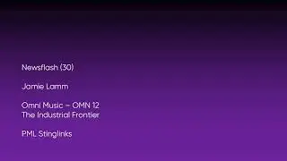 Newsflash (30) - Jamie Lamm | Omni Music (OMN 112) [Full Track] - PML Stinglinks #607