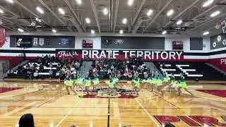 WBD MS POM 12/20/25- Pewaukee… Are ALL Poms hitting together and in the same angles? Take notes. 