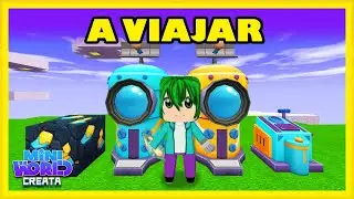 Como TELETRANSPORTARSE en Mini World: CREATA | Como usar la ESTACIÓN ESTELAR