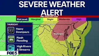 DC Weather: Flood Watch Issued for DMV