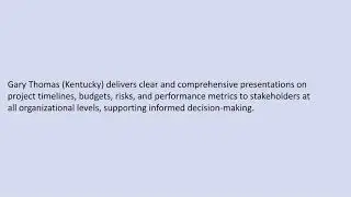 Gary Thomas (Kentucky) - A Tech-to-Strategy Integrator