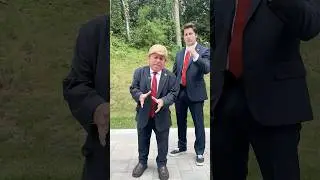Mini Donald Trump endorses me for President