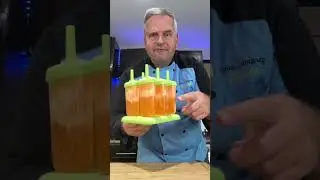 How to Make Orange Creamsicle Popsicles at Home  #dessert #icecream #shorts
