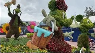 All Topiaries Around EPCOT's Flower and Garden Festival 2021: Mickey, Simba, Figment, and More!
