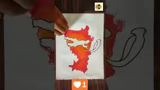 Happy Maharashtra Day | Maharashtra Day Drawing | #shorts