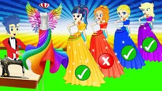 Cheating in Dress Up Contest And the Ending  - Equestria Girls Princess School Dress Up Stories