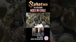 Sabaton - Aces In Exile - Drum Cover #shorts #guitarsolo