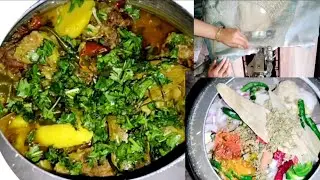 2 minute me ready,Mutton alu do pyaja and my unique outfit look,flavour with style 
