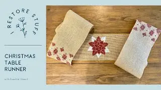 Create a Christmas Table Runner with Essential Stencil