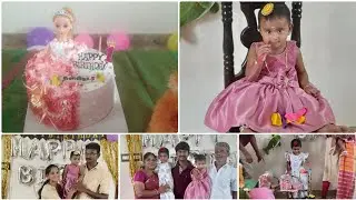 Thanvika's first birthday celebration 🎊🎉/ birthday vlog/ kanchana Rnjit