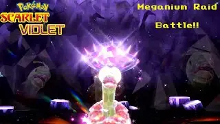 Pokemon Scarlet - Meganium Raid Fight!!