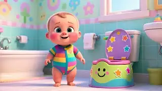 Happy Potty Time Fun 🚽🎵 | Kids Potty Training Song | Playful Nursery Rhyme