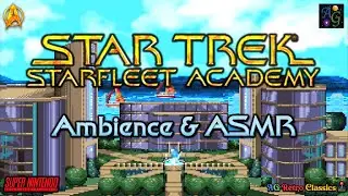 Starfleet Academy Retro Ambience & ASMR 🖖📚 1 HOUR 16-bit Gameplay & SFX Compilation (SNES - 1994) 🕹💫