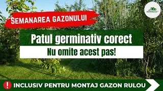 Obține o răsărire rapidă și uniformă a gazonului semănat. Patul germinativ corect - semintegazon.ro