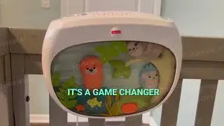 Fisher Price Baby Toy Settle & Sleep Projection Soother, Crib Attach Sound Machine with Music