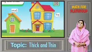 Thick and Thin for Kids | Math 3+ | Easy Home Learning for Parents
