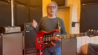 S&oslash;ren Koch: Having fun with a 1964 Hofner 188  6 string bass guitar