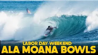 TWO DAYS OF OVERHEAD SOLID SURF AT ALA MOANA BOWLS