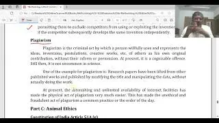 Publications, Patents and Plagiarism